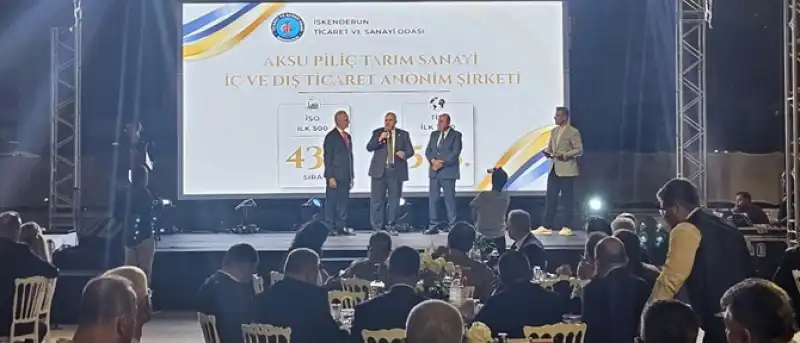 Hatay'ın üretim Başarısı İTSO Programında Taçlandı