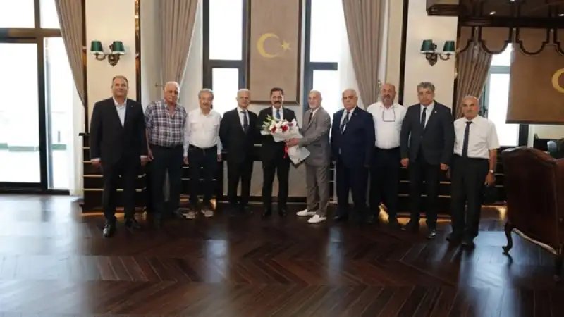Hatay ASKF’nin Yeni Yönetiminden Vali Masatlı’ya Nezaket Ziyareti