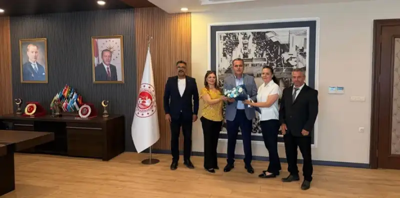 Muhtarlardan Kaymakam Akdaş’a Teşekkür Ziyareti