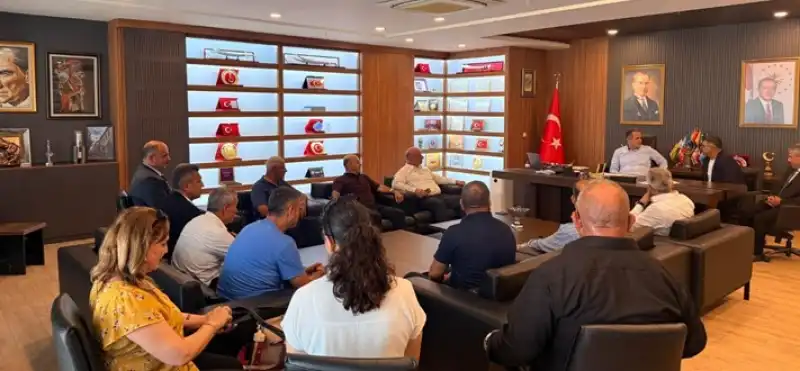 Muhtarlardan Kaymakam Akdaş’a Teşekkür Ziyareti