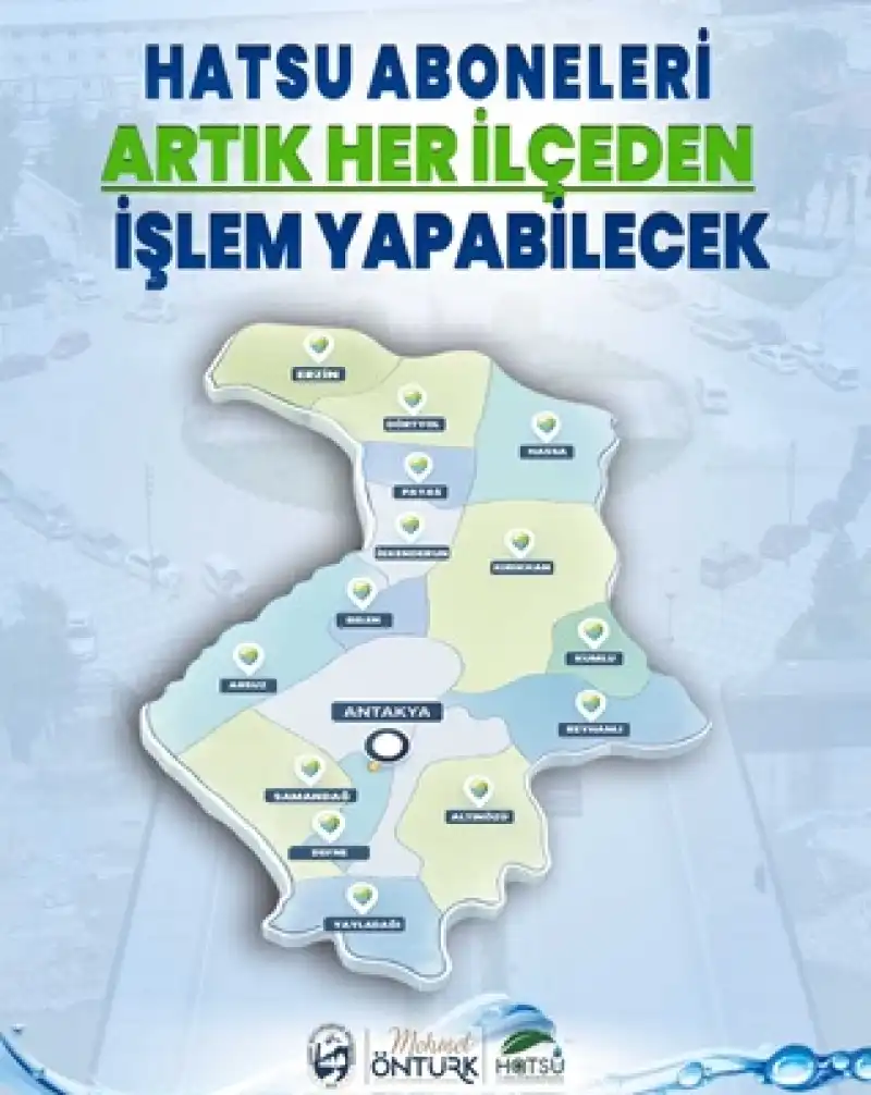 HATSU Aboneleri Işlemlerini Tüm Ilçelerden Yapabilecek