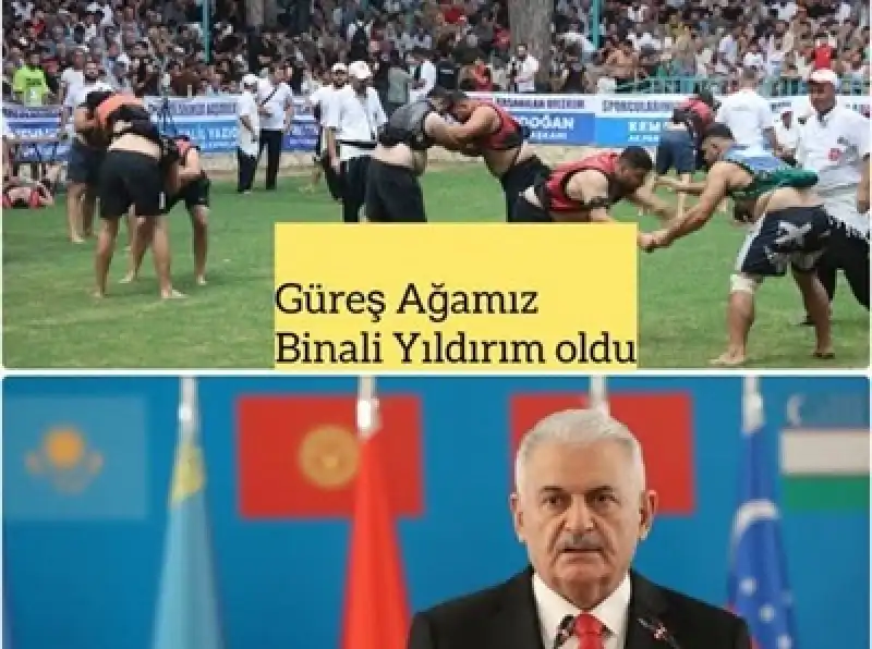 Binali Yıldırım, Yayladağı Aba Güreşlerinin Güreş Ağası Oldu