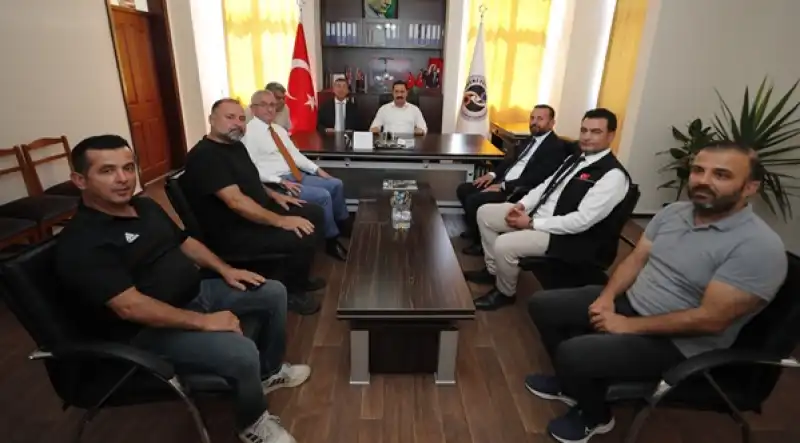 Masatlı İskenderun Madeni İşler Esnaf Ve Sanatkârlar Odası Başkanı Metin Ordulu’yu Ziyaret Etti.