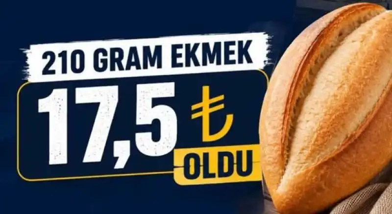 Hatay’da Ekmek 17,5 TL Oldu!