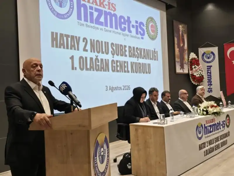 Hizmet-iş Hatay 2 Nolu şubede Rıfat Alpboğan Dönemi