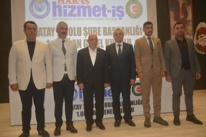 Hizmet-iş Hatay 2 Nolu şubede Rıfat Alpboğan Dönemi