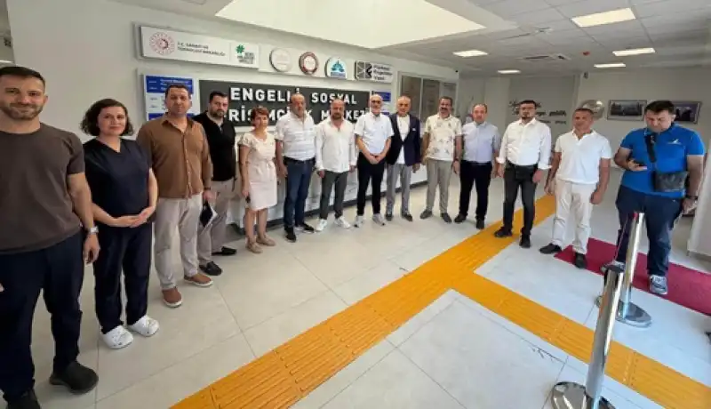 Hatay TSO Heyetinden Sosyal Hizmet Merkezi'ne Ziyaret