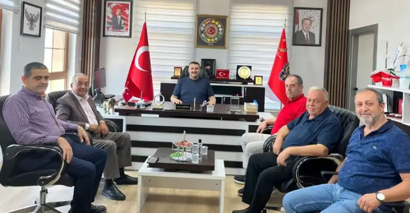 Hayırseverlerden İlçe Emniyet Müdürü Nacioğlu’na Ziyaret