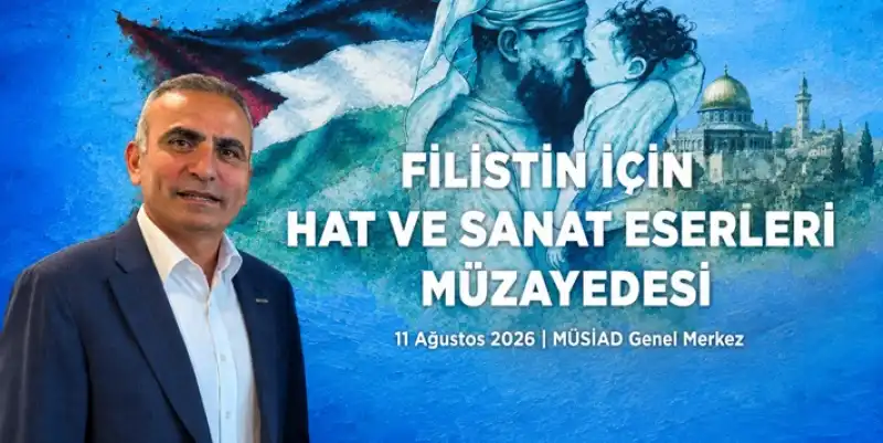 Filistin İçin Hat Ve Sanat Eserleri Müzayedesini Gerçekleştirdik