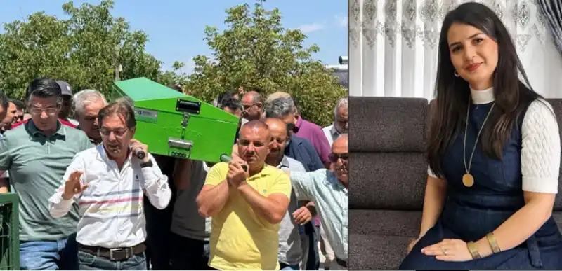Tuğba öğretmen Dualar Ve Gözyaşları Arasında Uğurlandı