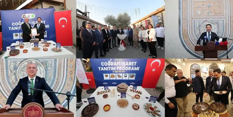 Coğrafi Işaret Alan 5 ürün Antakya Gastronomi Çarşısında Tanıtıldı
