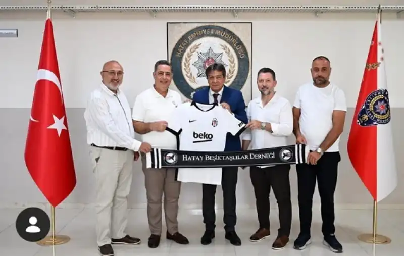 Hatay Beşiktaşlılar Derneği’nden Emniyet Müdürü Yılmaz’a Ziyaret