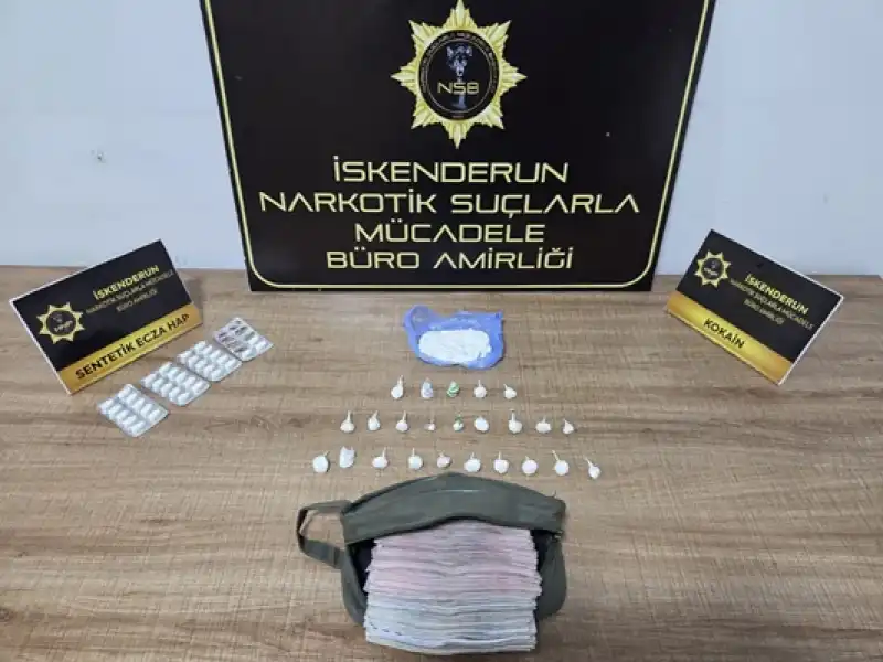 Uyuşturucu Operasyonu; Kokain Ve Sentetik Hap Ele Geçirildi