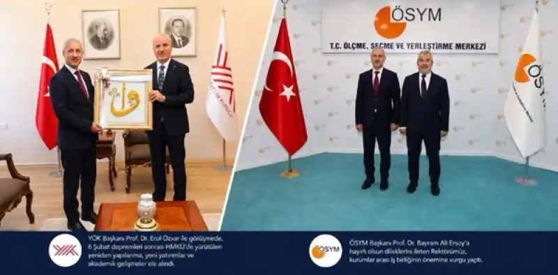 Rektör Veysel Eren’den Ankara’da Önemli Ziyaretler