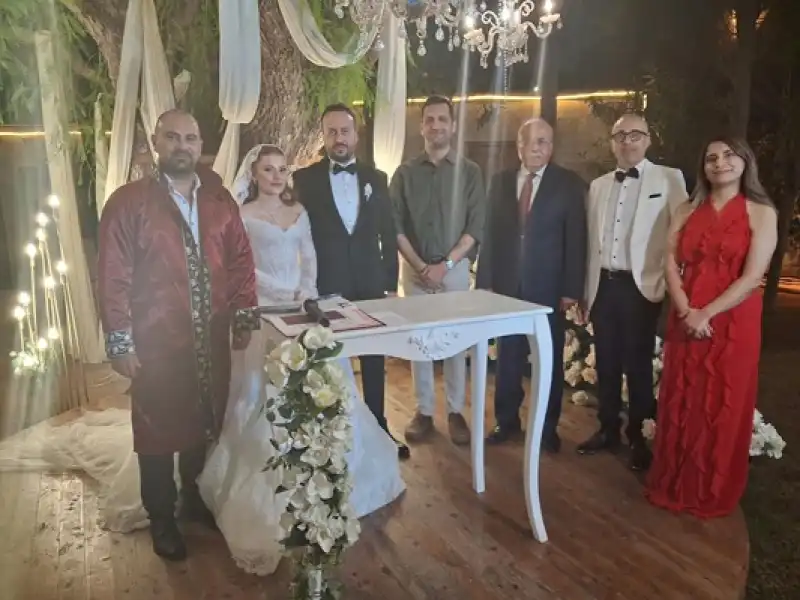 Mehmet Sarı’nın Oğlu Melih, İrem Gültekin Ile Dünya Evine Girdi
