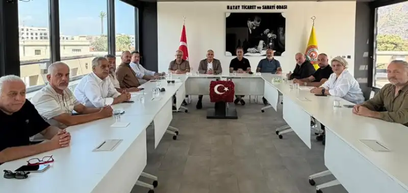 Hatay Beşiktaşlılar Derneği’nden HATSO Başkanı Hikmet Çinçin’e Ziyaret