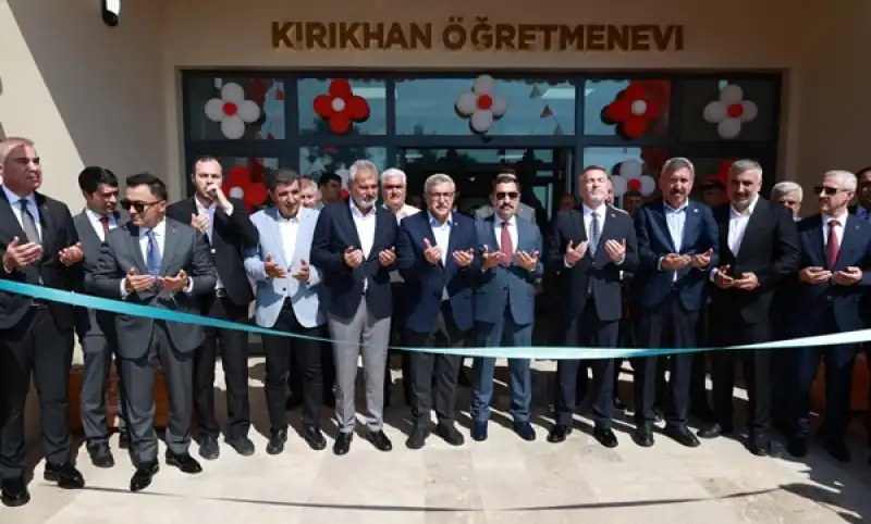 Kırıkhan öğretmenevi Ve Akşam Sanat Okulu Hizmete Açıldı
