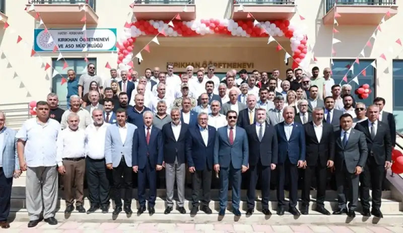Kırıkhan öğretmenevi Ve Akşam Sanat Okulu Hizmete Açıldı
