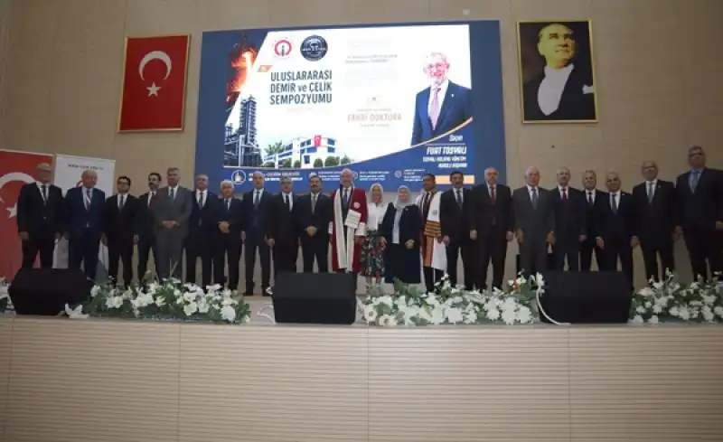 Tosyalı Holding Yönetim Kurulu Başkanı Fuat Tosyalı'ya, İSTE'den Fahri Doktora Unvanı;