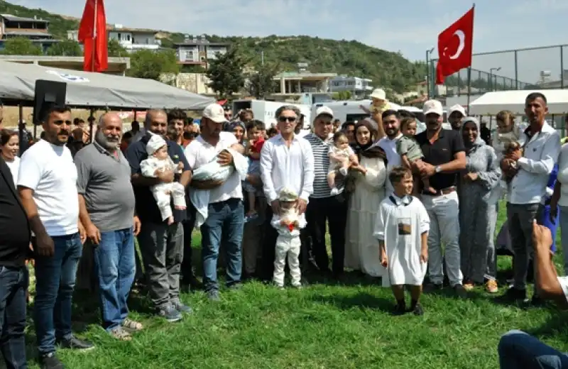 Aba Güreşi Kapsamında Güreş öncesi Sünnet Töreni Düzenlendi.