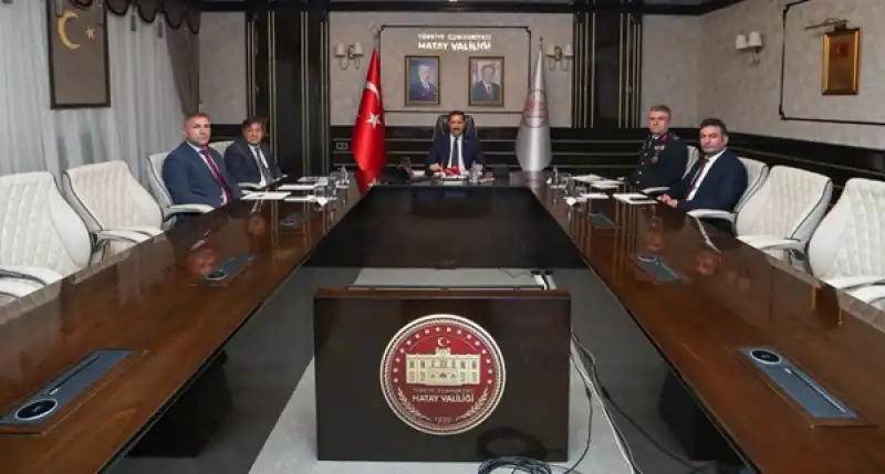 Hatay’da Yurt Güvenliği Tedbirleri Konuşuldu