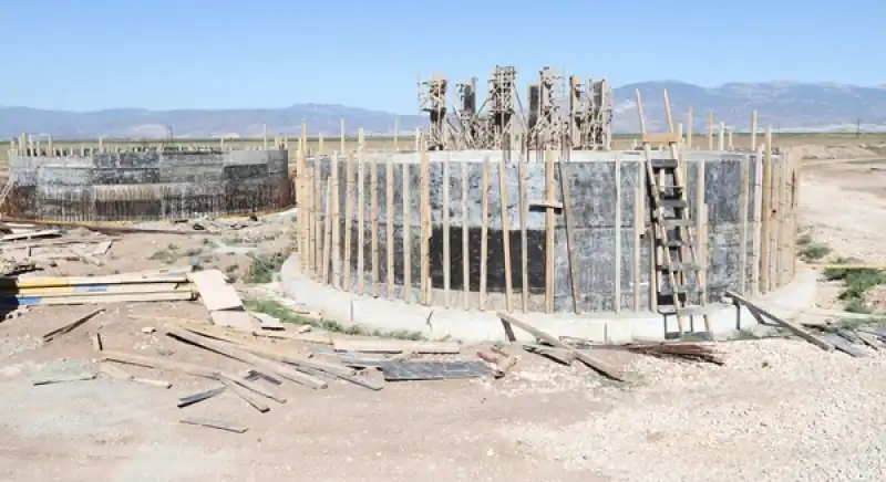 Kumlu’da Atık Suları Arıtacak Tesisin %65’i Tamamlandı 