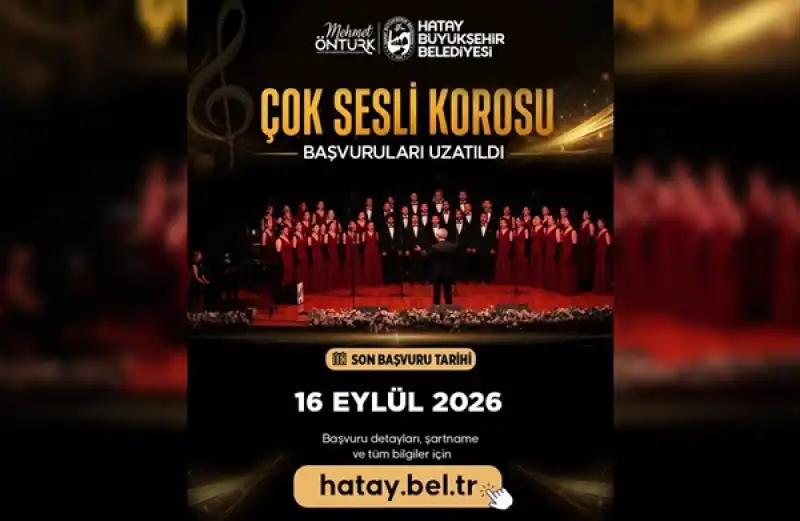 HBB çok Sesli Korosu Başvuruları Uzatıldı