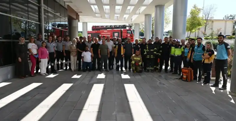 HMKÜ’de Gerçeği Aratmayan Acil Durum Tatbikatı