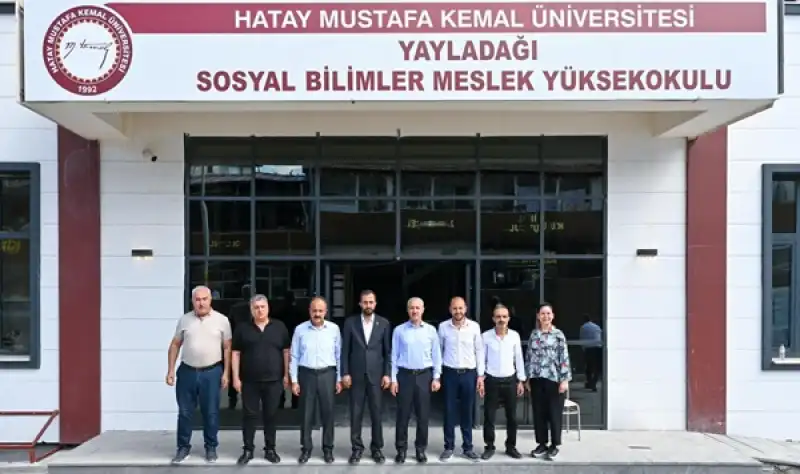Rektör Prof. Dr. Veysel Eren, Yayladağı SBM Yüksekokulunda İncelemelerde Bulundu