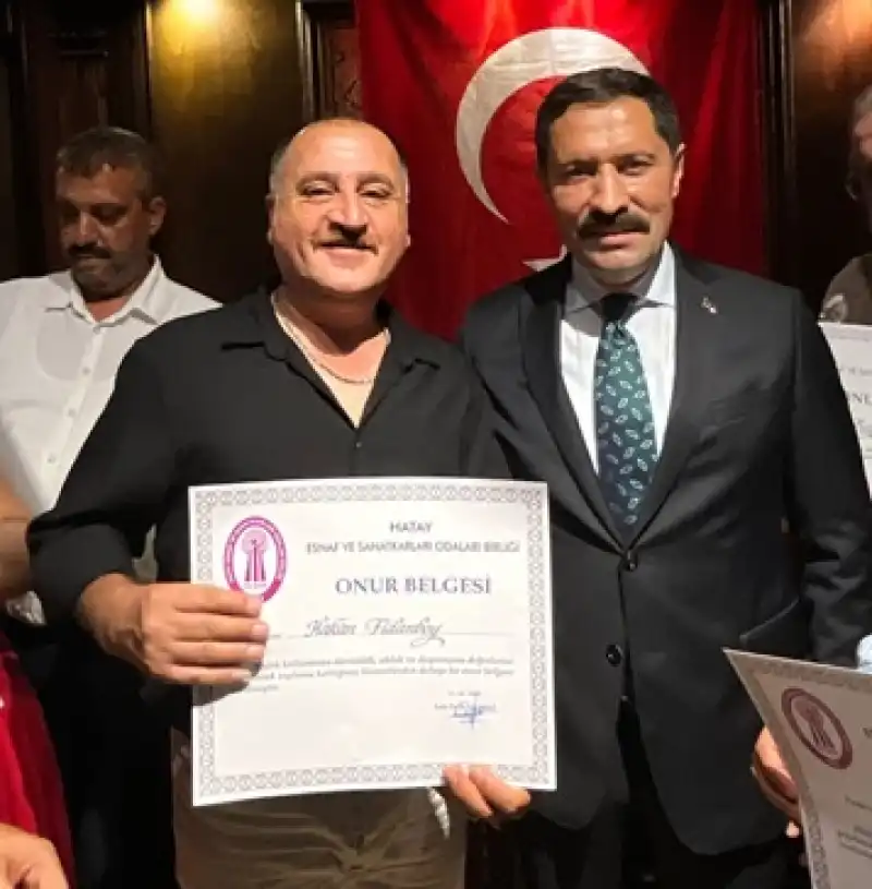 Fidanboy Erkek Kuaförü ’ne Ahilik Onur Belgesi