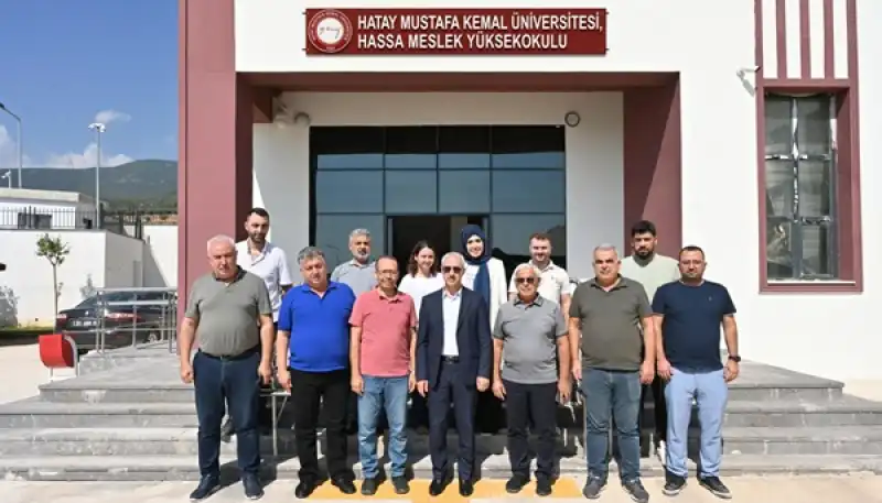 Rektör Prof. Dr. Veysel Eren Hassa Meslek Yüksekokulunu Ziyaret Etti