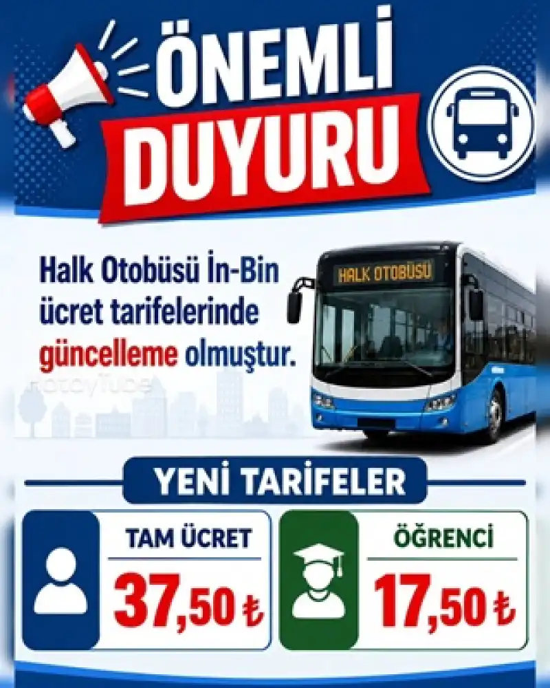 Hatay’da Ulaşıma Zam!
