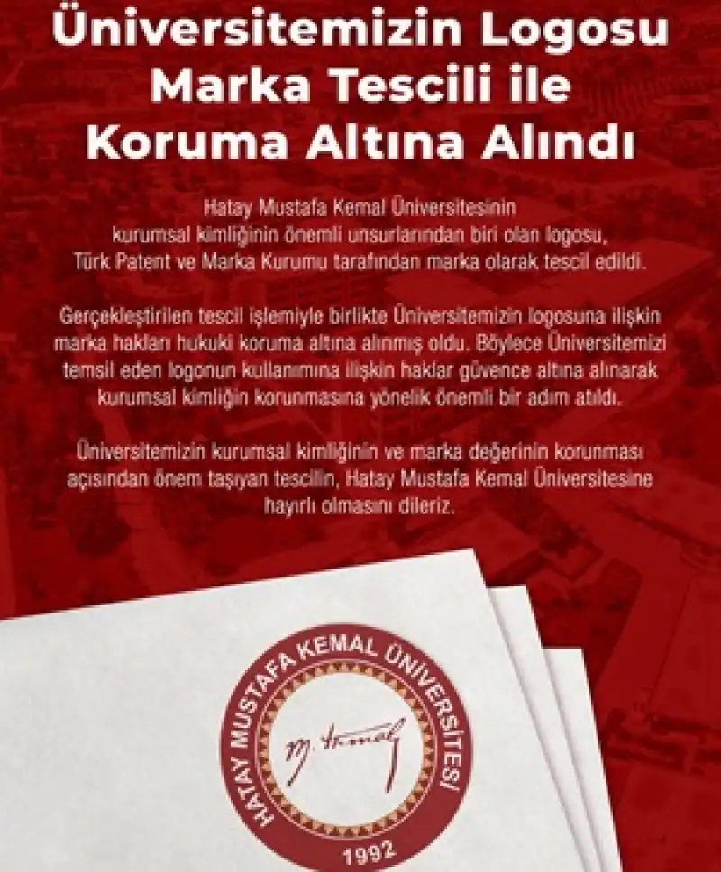 HMKÜ Logosu Marka Tescili Ile Koruma Altına Alındı