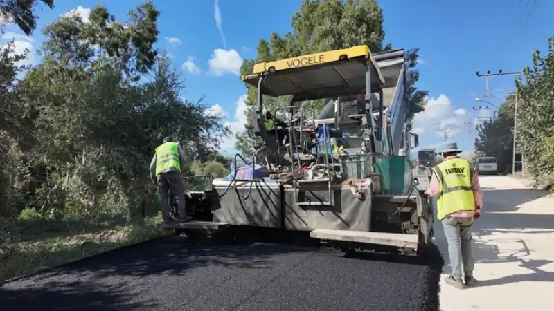 HBB’den Defne’de 8 Mahalleyi Kapsayan Yol çalışması