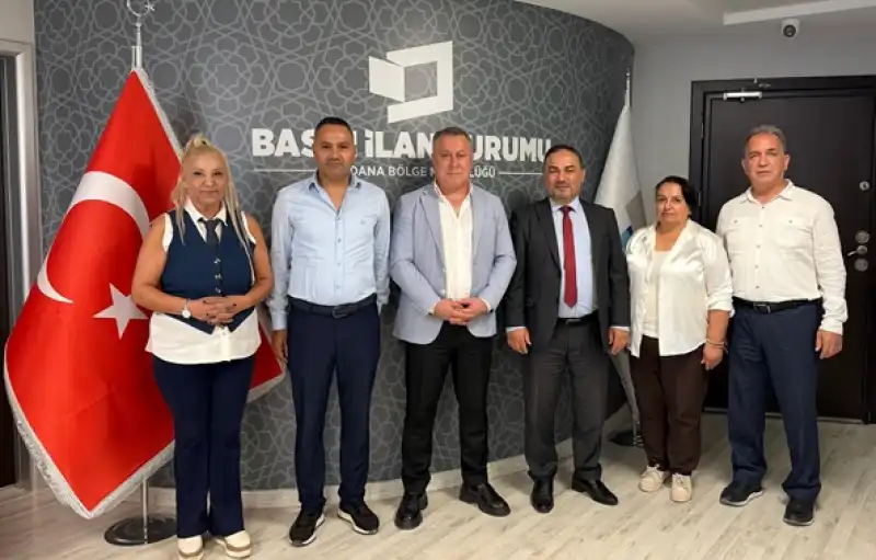 İskenderun Gazeteciler Cemiyeti’nden Basın İlan Kurumu’na Ziyaret