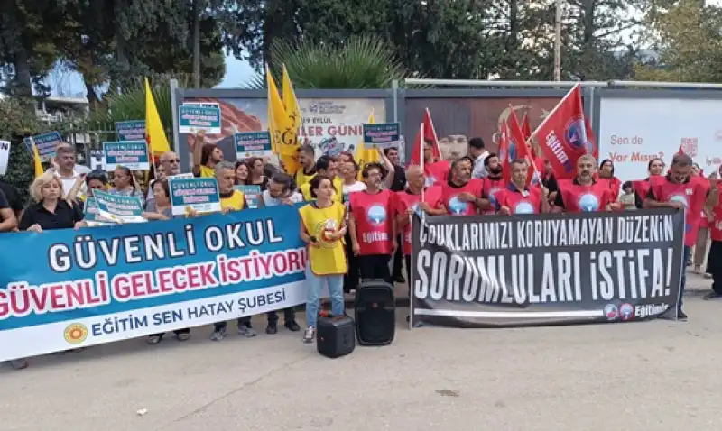 Eğitim-İş Hatay’dan ‘Güvenli Okul’ Çağrısı
