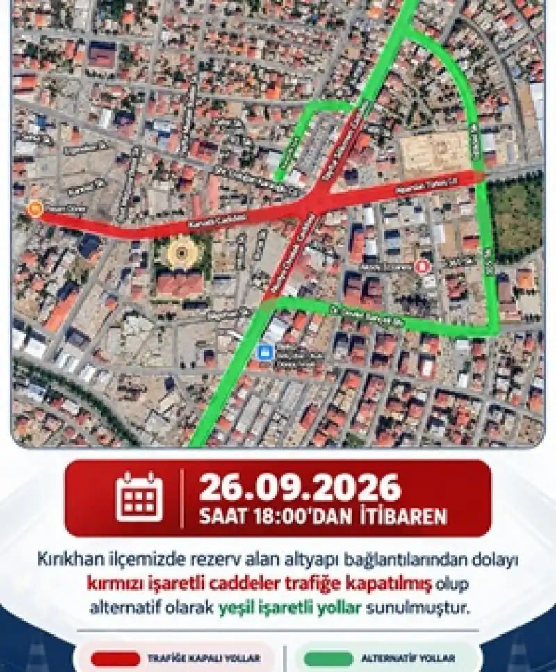 Kırıkhan’da Trafik Düzenlemesi