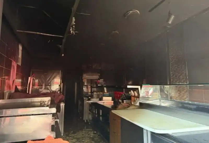 Dönerci Dükkânı Alev Alev Yandı!