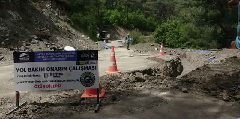 İskenderun’a 7 Bin Metre Içme Suyu Hattı Inşa Ediliyor