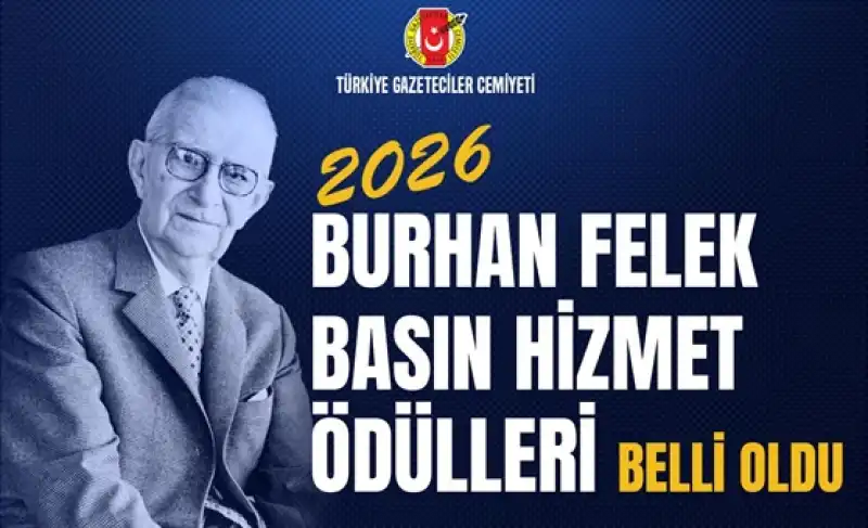 TGC 44. Burhan Felek Basın Hizmet Ödülleri Açıklandı 