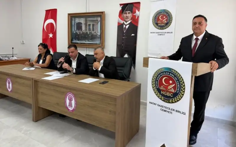 Hatay Gazeteciler Birliği Cemiyeti Başkanlığına Hikmet Otuzbir Seçildi