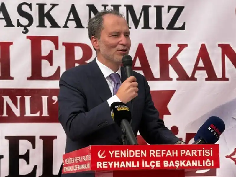 DR. Fatih Erbakan’ın Katılımıyla Reyhanlı Yeniden Refah Partisi Ilçe Binası Açıldı