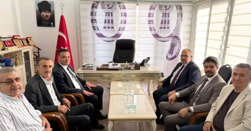 Çalışkan’dan HESOB Başkanı Yılmaz’a Ziyaret