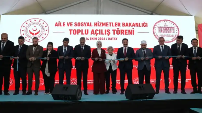 Bakan Mahinur Özdemir Göktaş, Sosyal Hizmet Tesislerini Açtı
