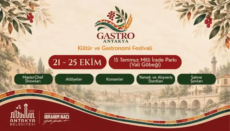 Gastro Antakya Festivali Başlıyor