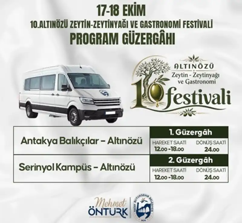 HBB’den Zeytin Festivaline ücretsiz Ulaşım Desteği