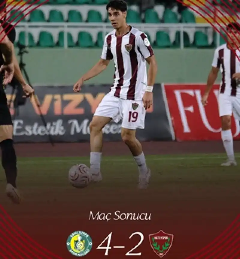 Hatayspor Deplasmanda 4-2 Mağlup!