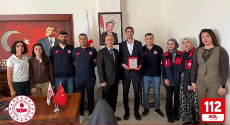 Hatay 112 Acil Çağrı Merkezi’nde Görev Değişimi
