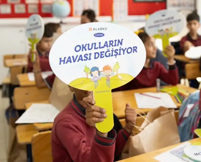 Alarko Carrier, “Okulların Havası Değişiyor” Projesini Hatay’a Taşıdı