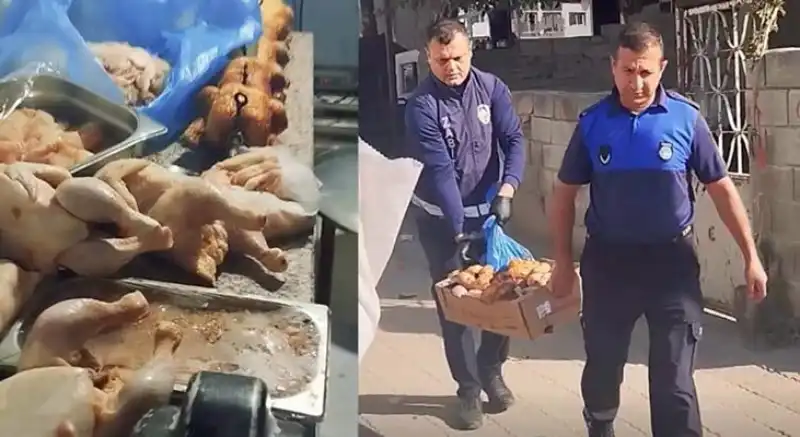 15 Kilo Bozuk Tavuğu Vatandaşa Yedireceklerdi!